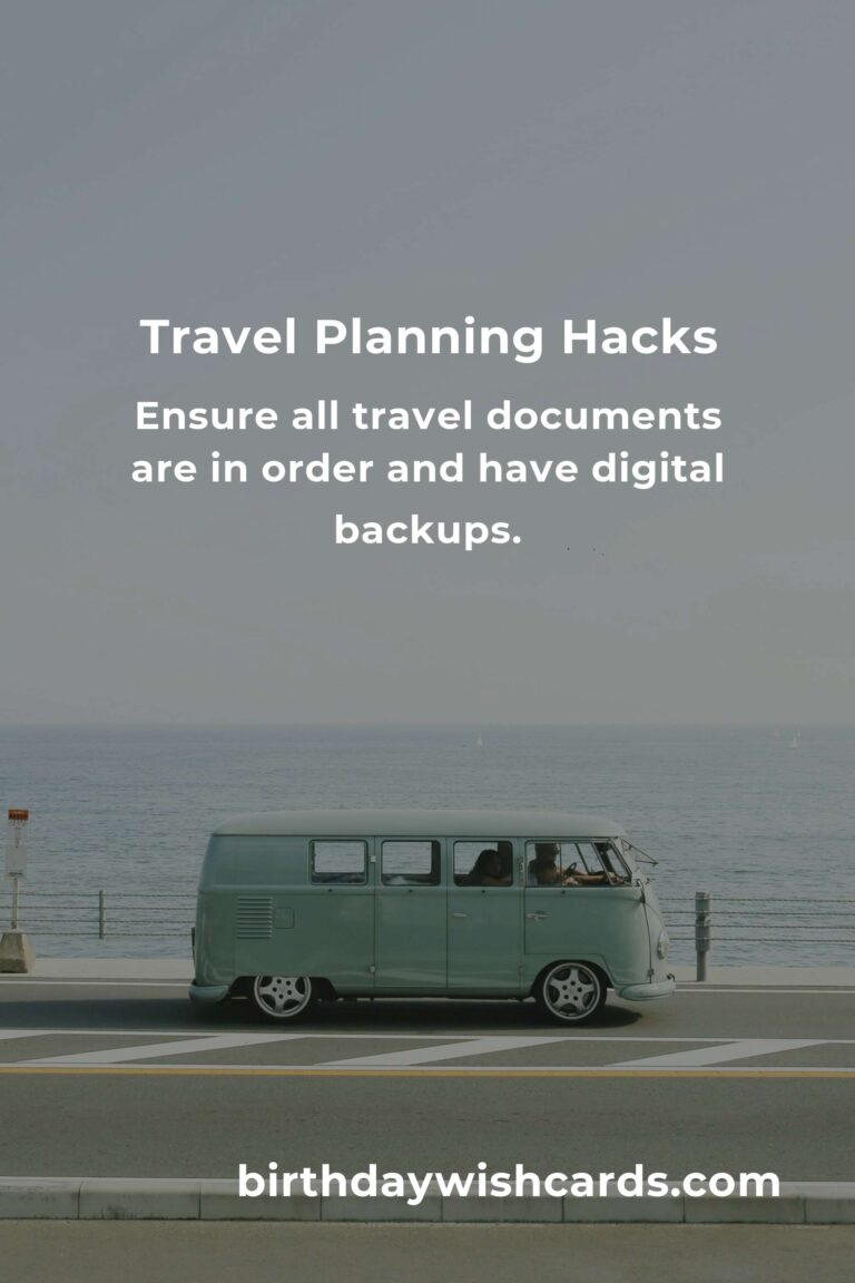 Essential Travel Planning Projects Hacks for a Seamless Journey
