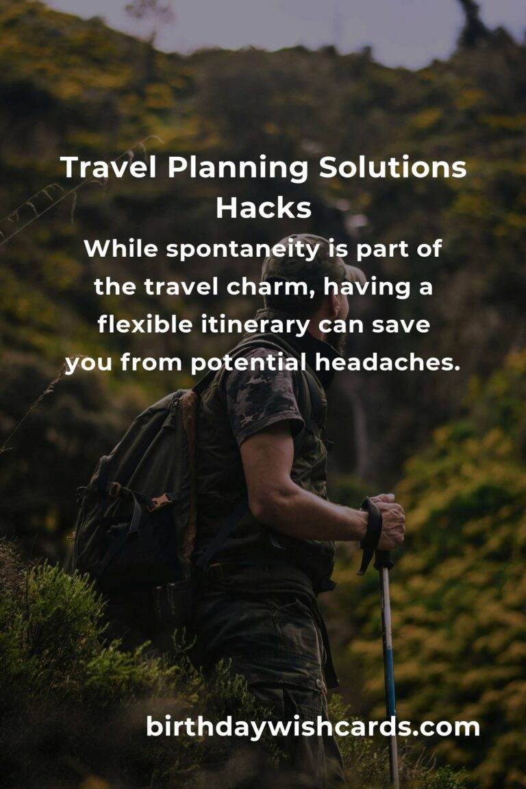 Essential Travel Planning Solutions Hacks for a Stress-Free Journey