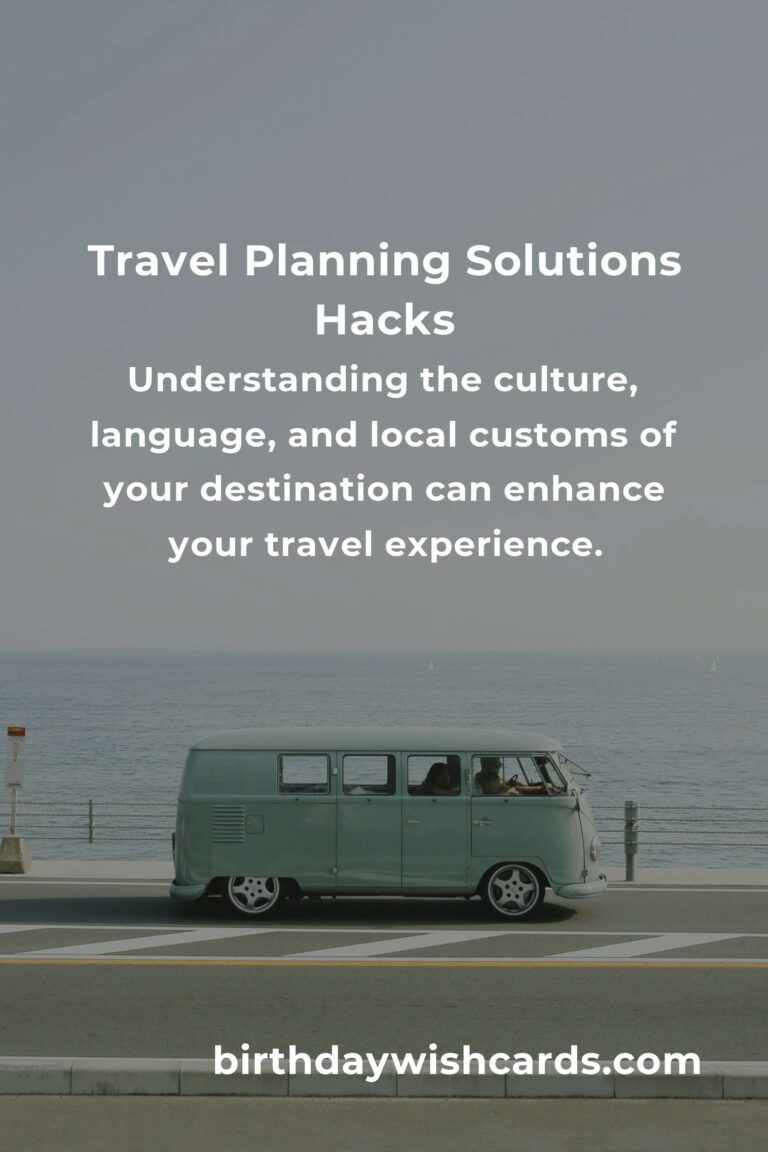 Essential Travel Planning Solutions Hacks for a Stress-Free Journey