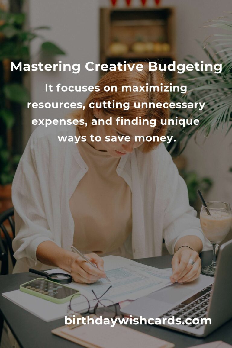 Everything You Need to Know About Creative Budgeting