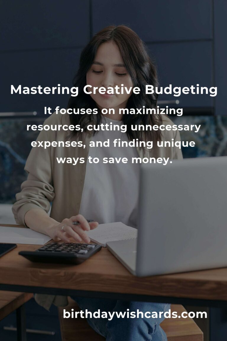 Everything You Need to Know About Creative Budgeting