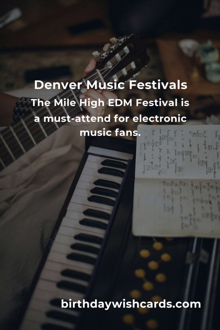 Exciting Upcoming Music Festivals in Denver for 2025