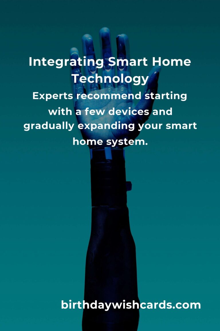 Expert Advice for Smart Home Technology Integration