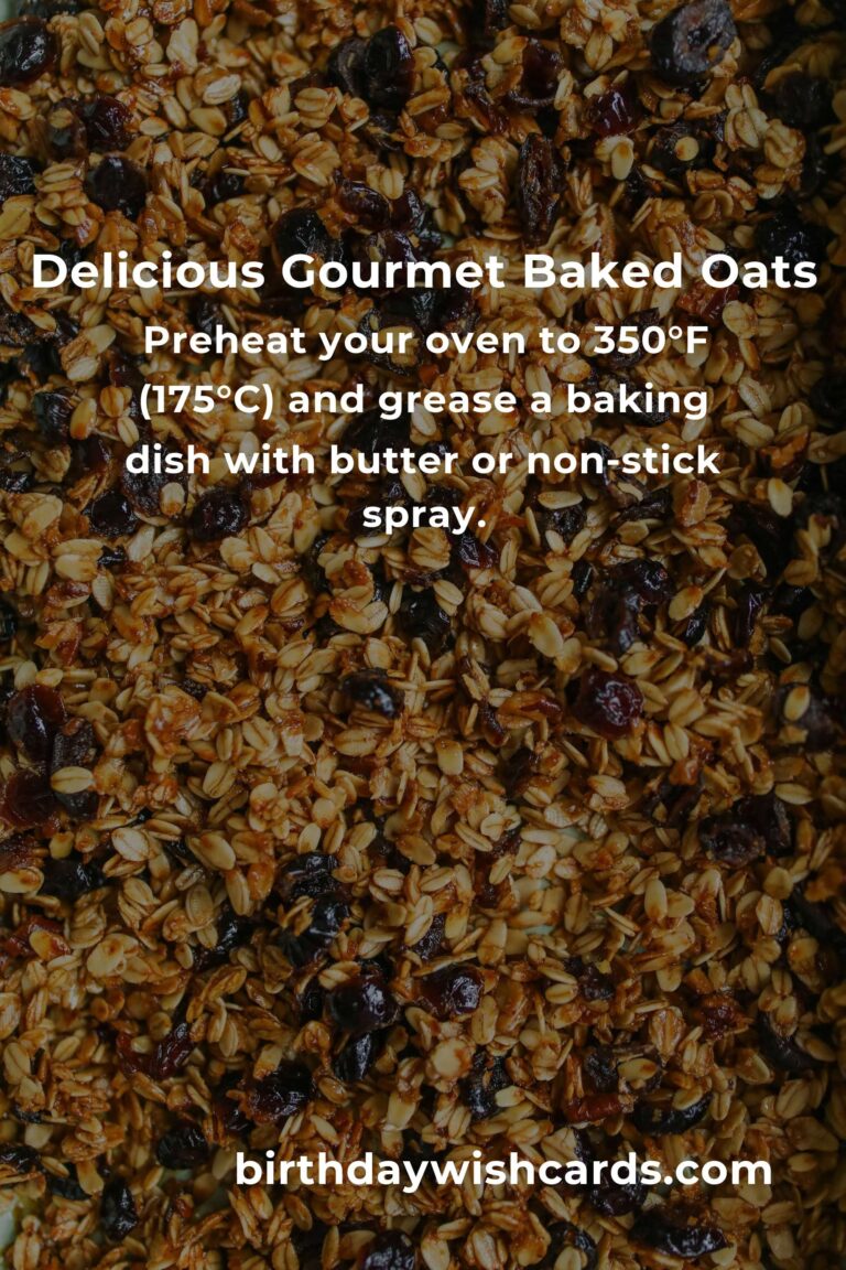 Gourmet 18-Ingredient Baked Oats Recipe for Breakfast Delight