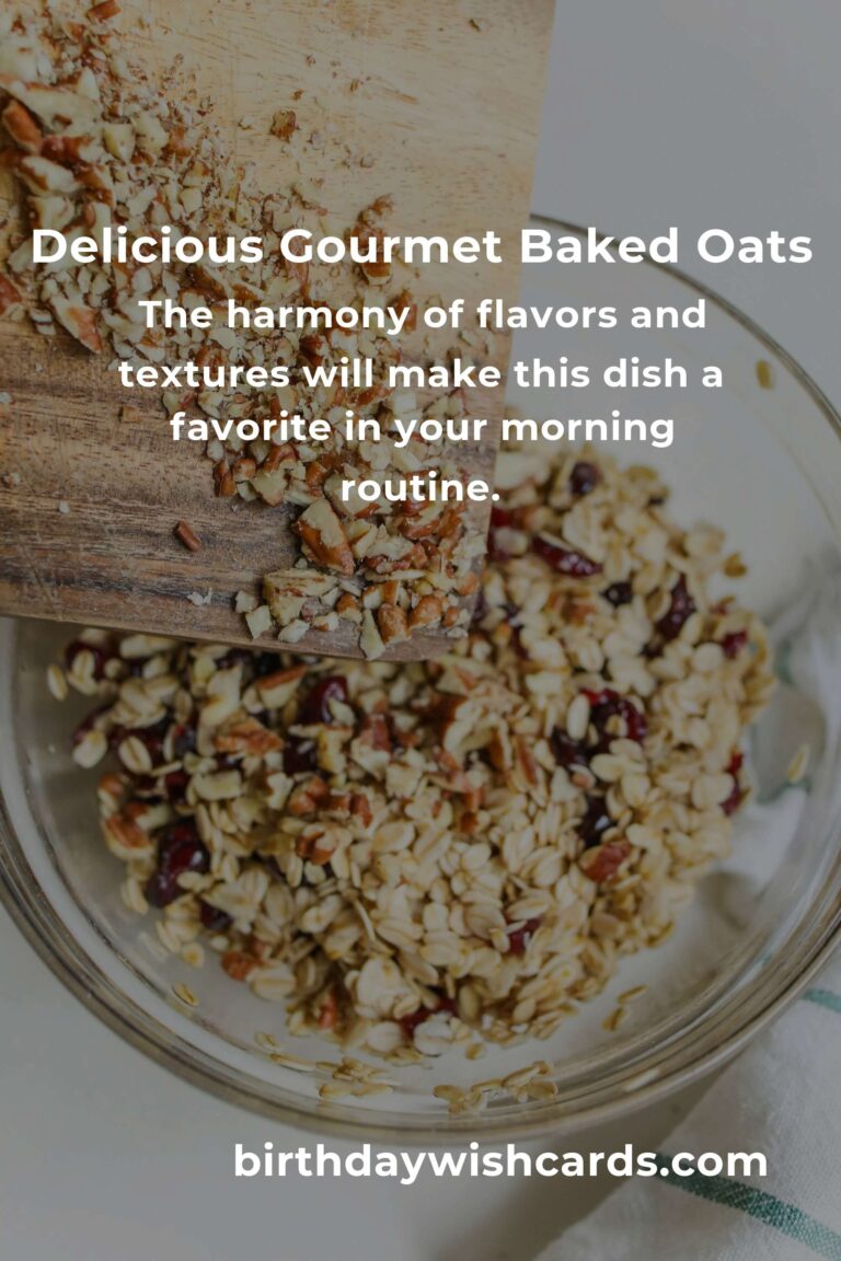 Gourmet 18-Ingredient Baked Oats Recipe for Breakfast Delight