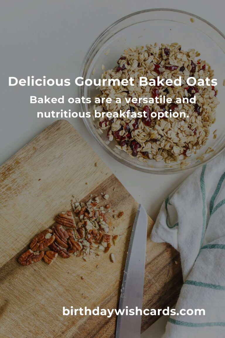 Gourmet 18-Ingredient Baked Oats Recipe for Breakfast Delight