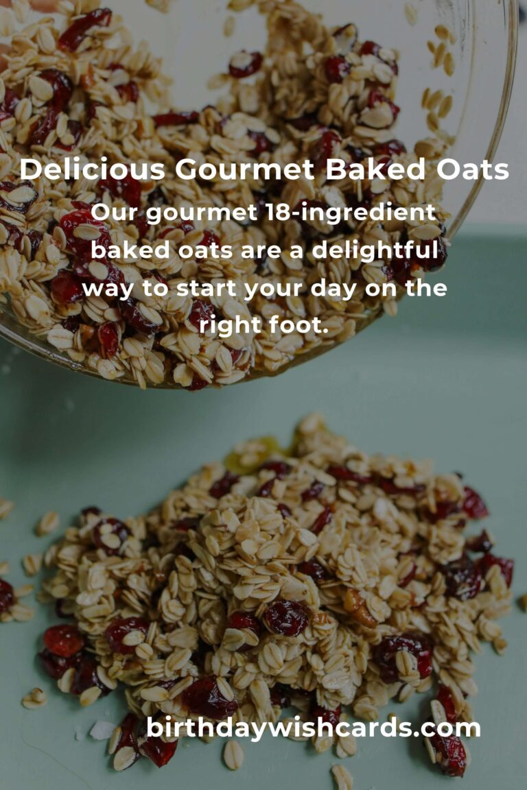 Gourmet 18-Ingredient Baked Oats Recipe for Breakfast Delight