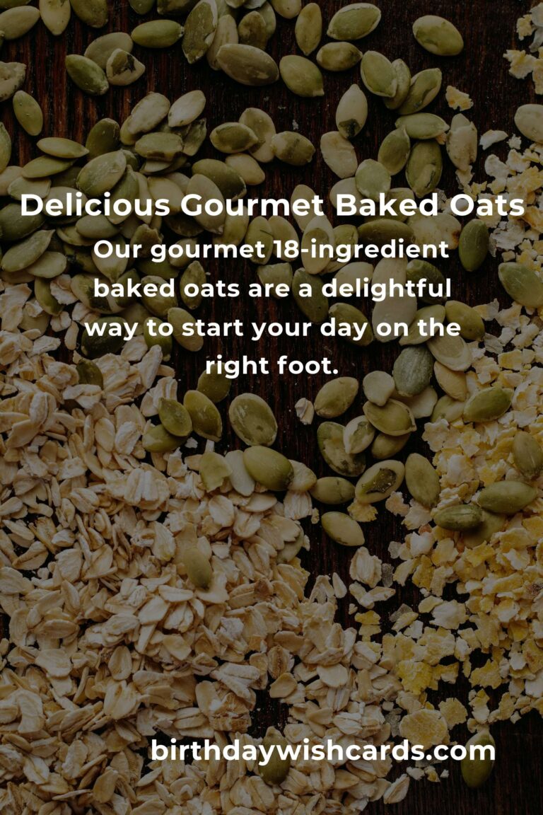Gourmet 18-Ingredient Baked Oats Recipe for Breakfast Delight