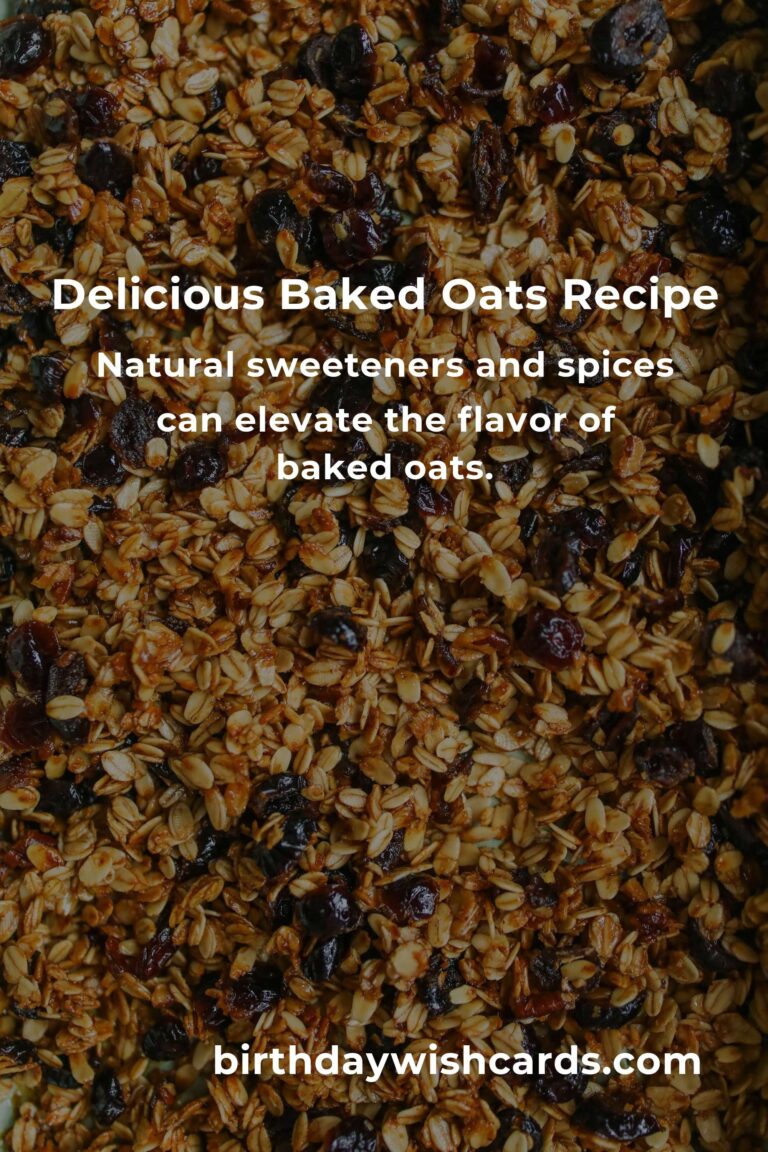 Healthy Twist on the Classic Baked Oats