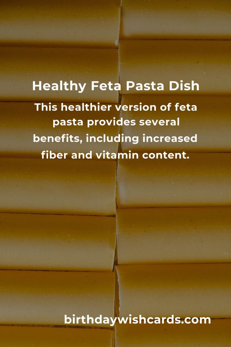 Healthy Twist on the Classic Feta Pasta Recipe