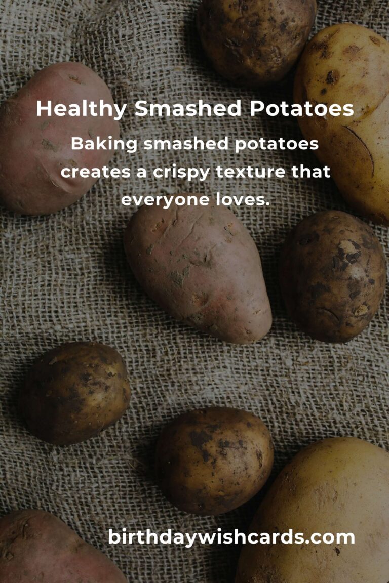 Healthy Twist on the Classic Smashed Potatoes