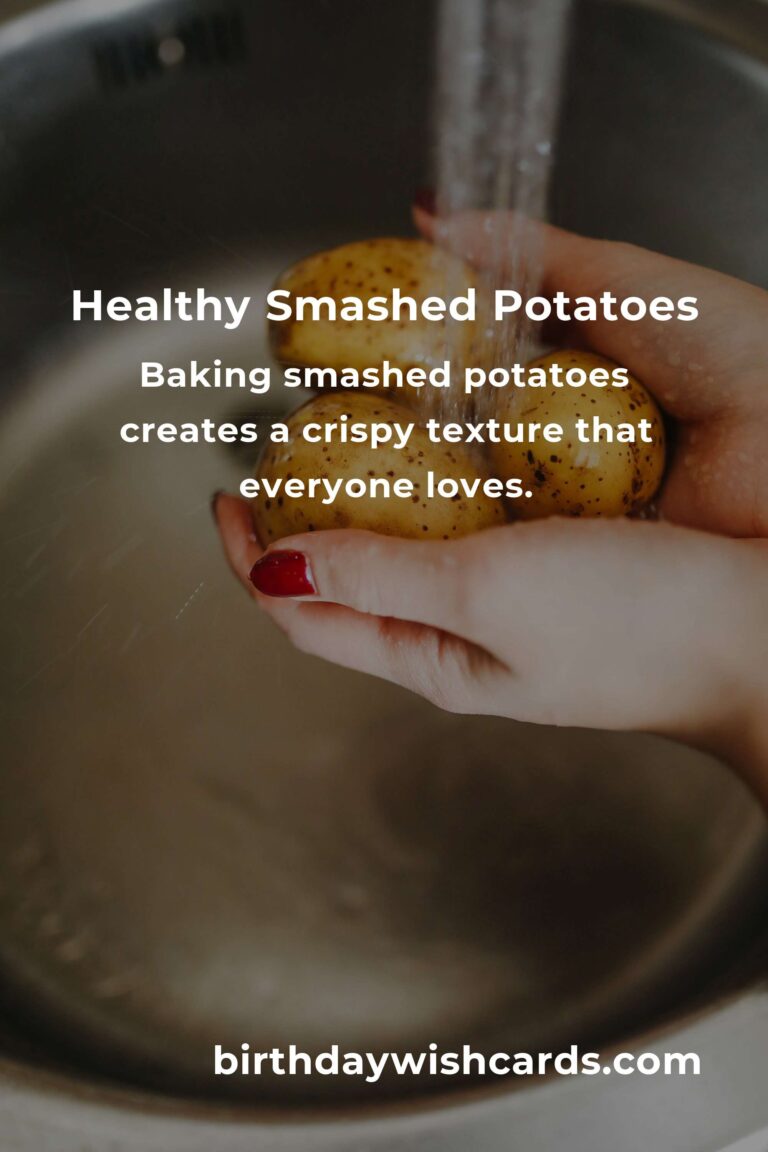 Healthy Twist on the Classic Smashed Potatoes