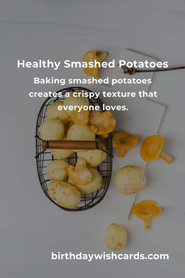 Healthy Twist on the Classic Smashed Potatoes