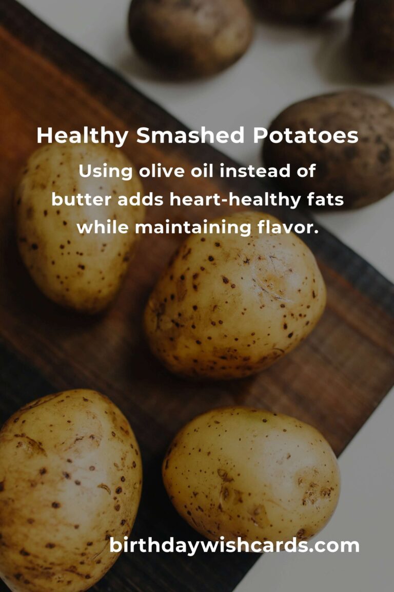 Healthy Twist on the Classic Smashed Potatoes