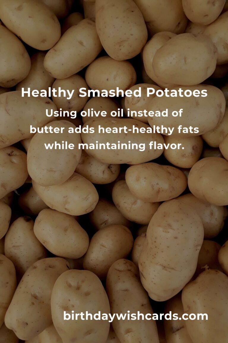 Healthy Twist on the Classic Smashed Potatoes