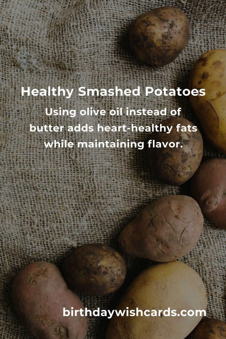 Healthy Twist on the Classic Smashed Potatoes