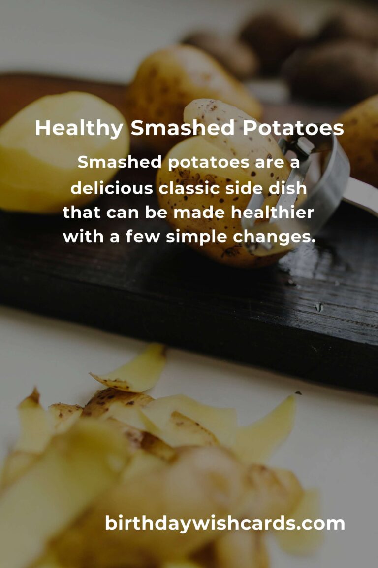 Healthy Twist on the Classic Smashed Potatoes