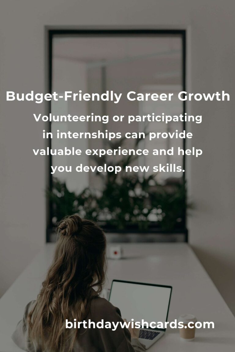How to Achieve Budget-Friendly Career Development