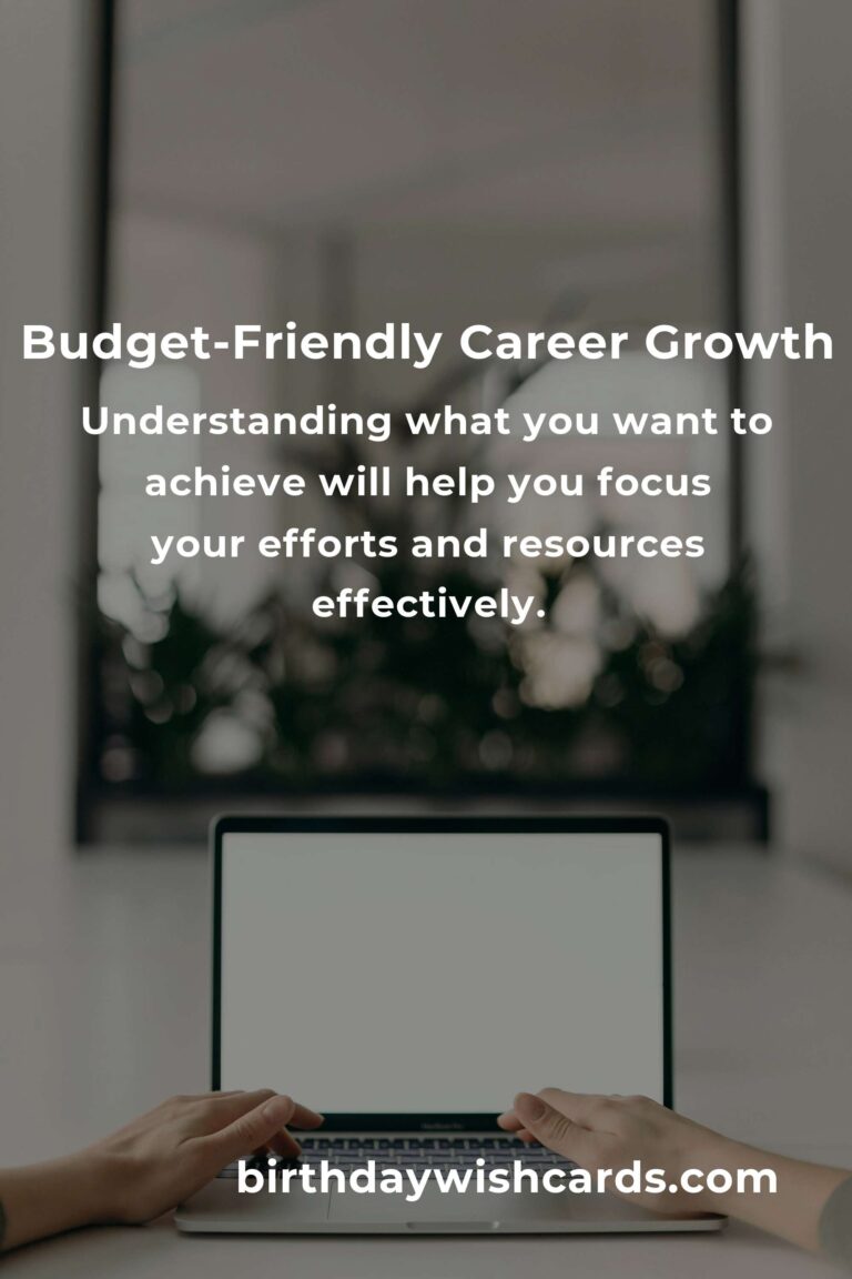 How to Achieve Budget-Friendly Career Development