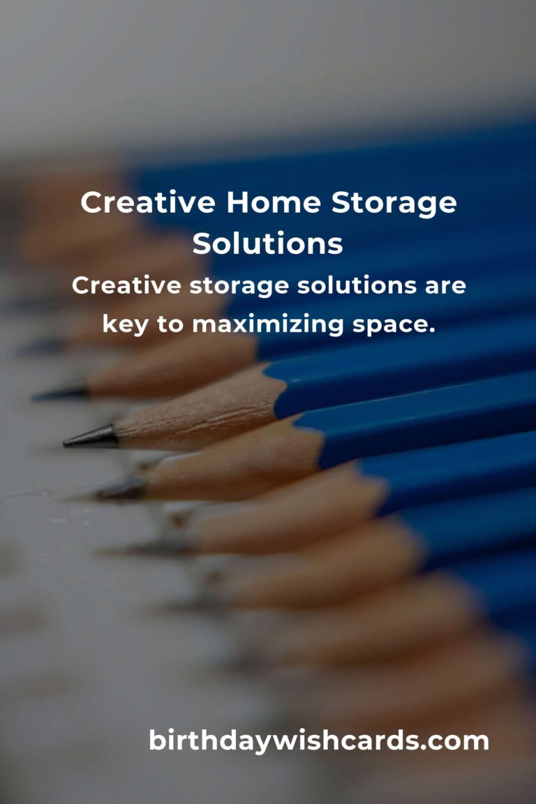 How to Achieve Creative Home Organization for a Clutter-Free Space
