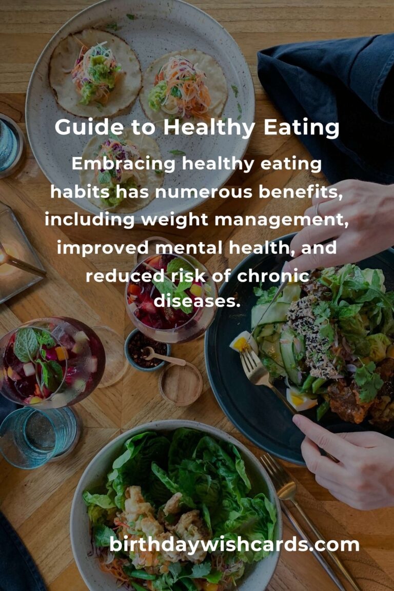 How to Achieve Healthy Eating Habits for a Better Lifestyle