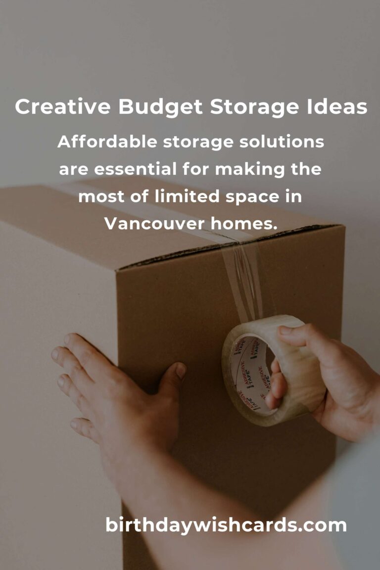 How to Build Storage Solutions on a Budget in Vancouver: Smart Ideas for Every Home