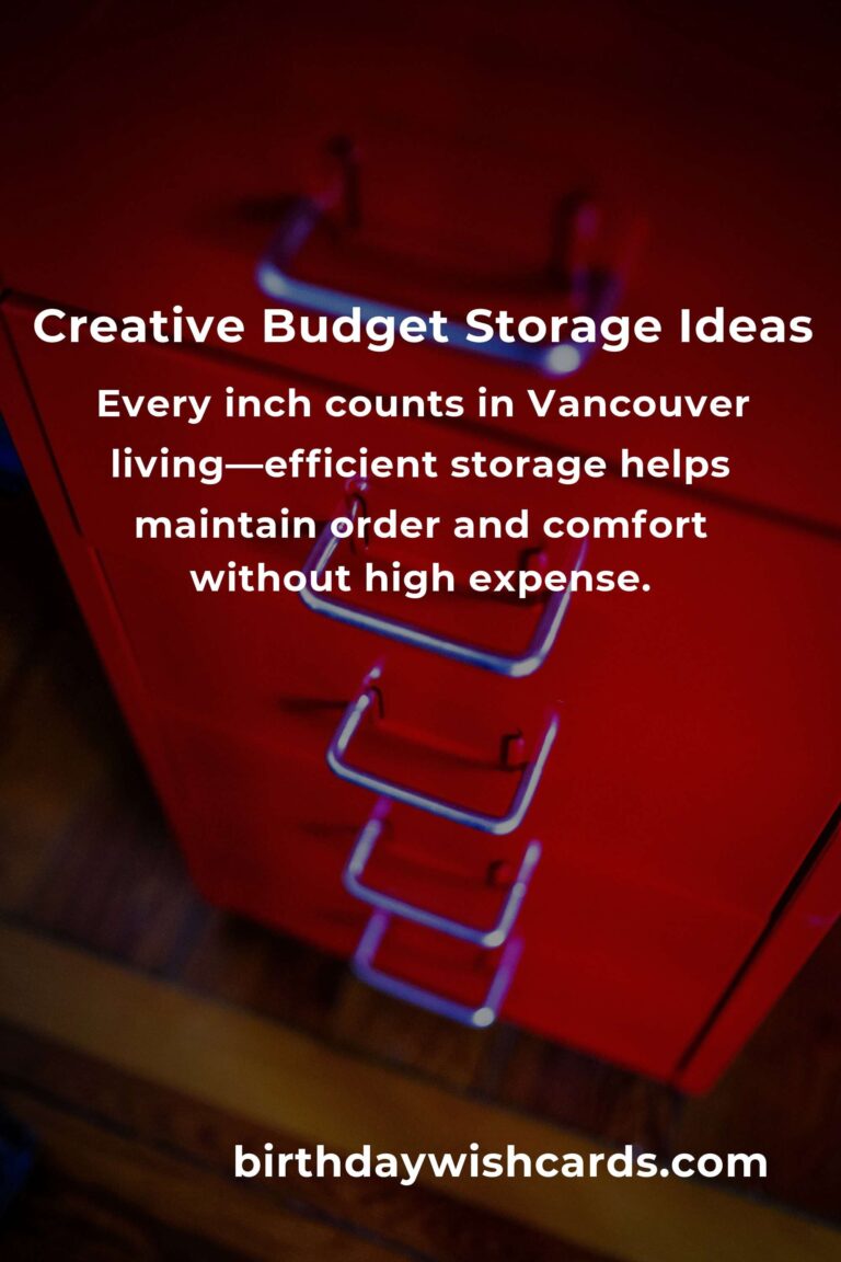 How to Build Storage Solutions on a Budget in Vancouver: Smart Ideas for Every Home