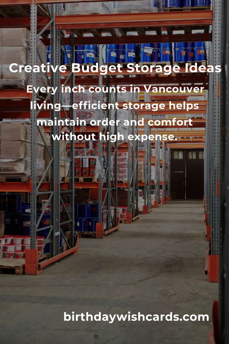 How to Build Storage Solutions on a Budget in Vancouver: Smart Ideas for Every Home