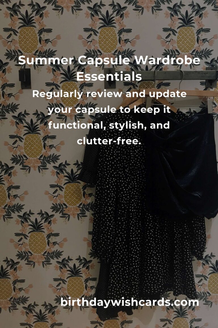 How to Build a Capsule Wardrobe for Summer: A Complete Guide