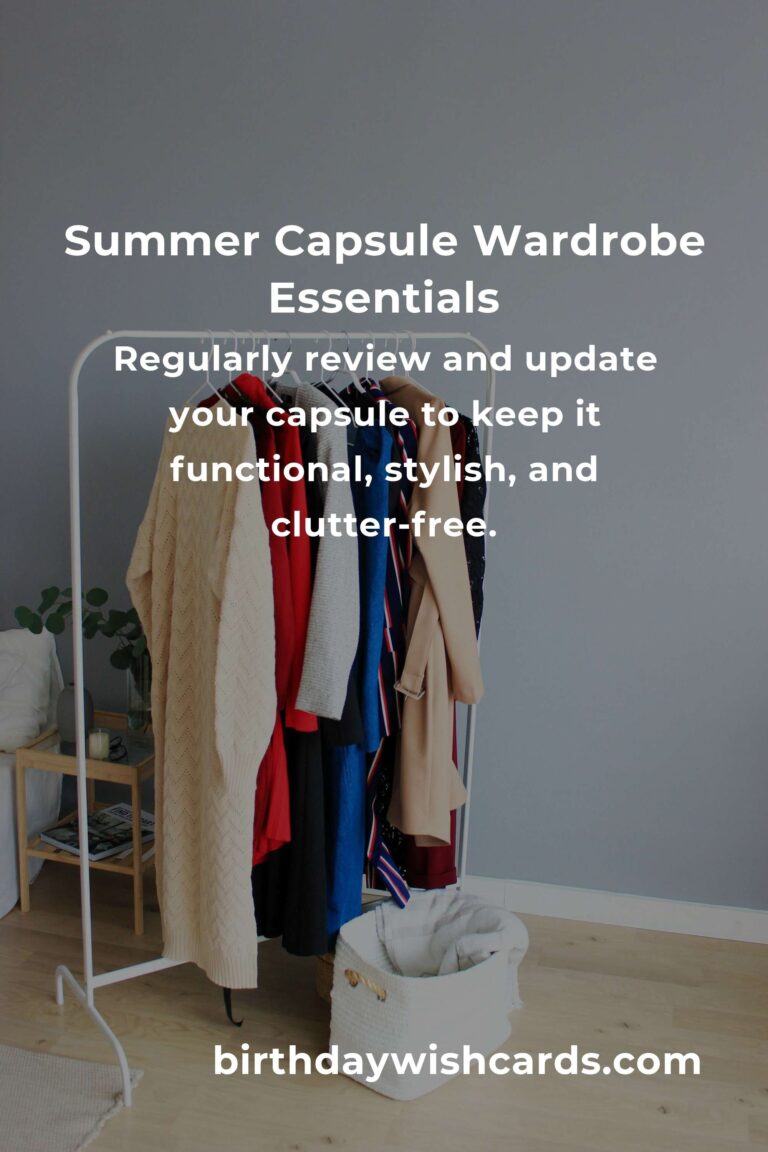 How to Build a Capsule Wardrobe for Summer: A Complete Guide