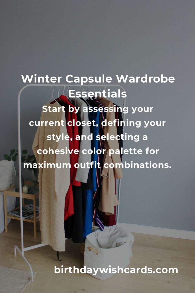 How to Build a Capsule Wardrobe for Winter: A Complete Guide to Effortless Style