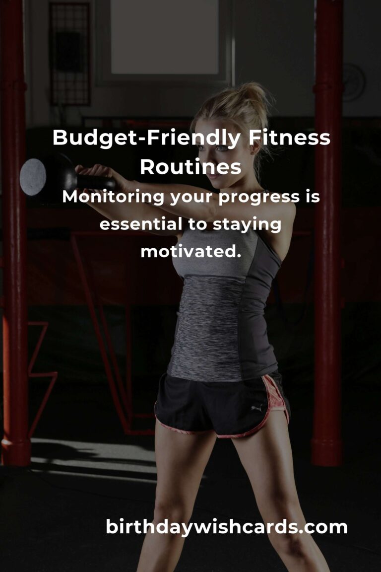 How to Create Budget-Friendly Fitness Routines for a Healthier Lifestyle