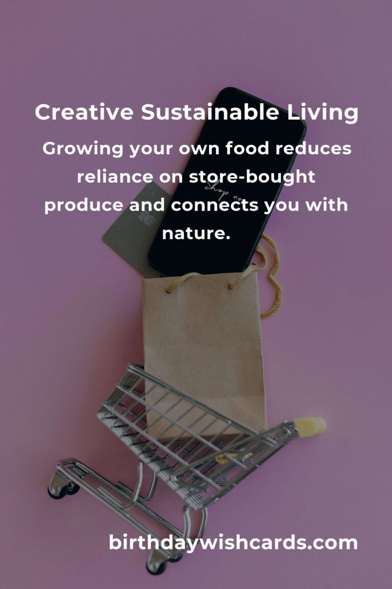 How to Embrace Creative Sustainable Living