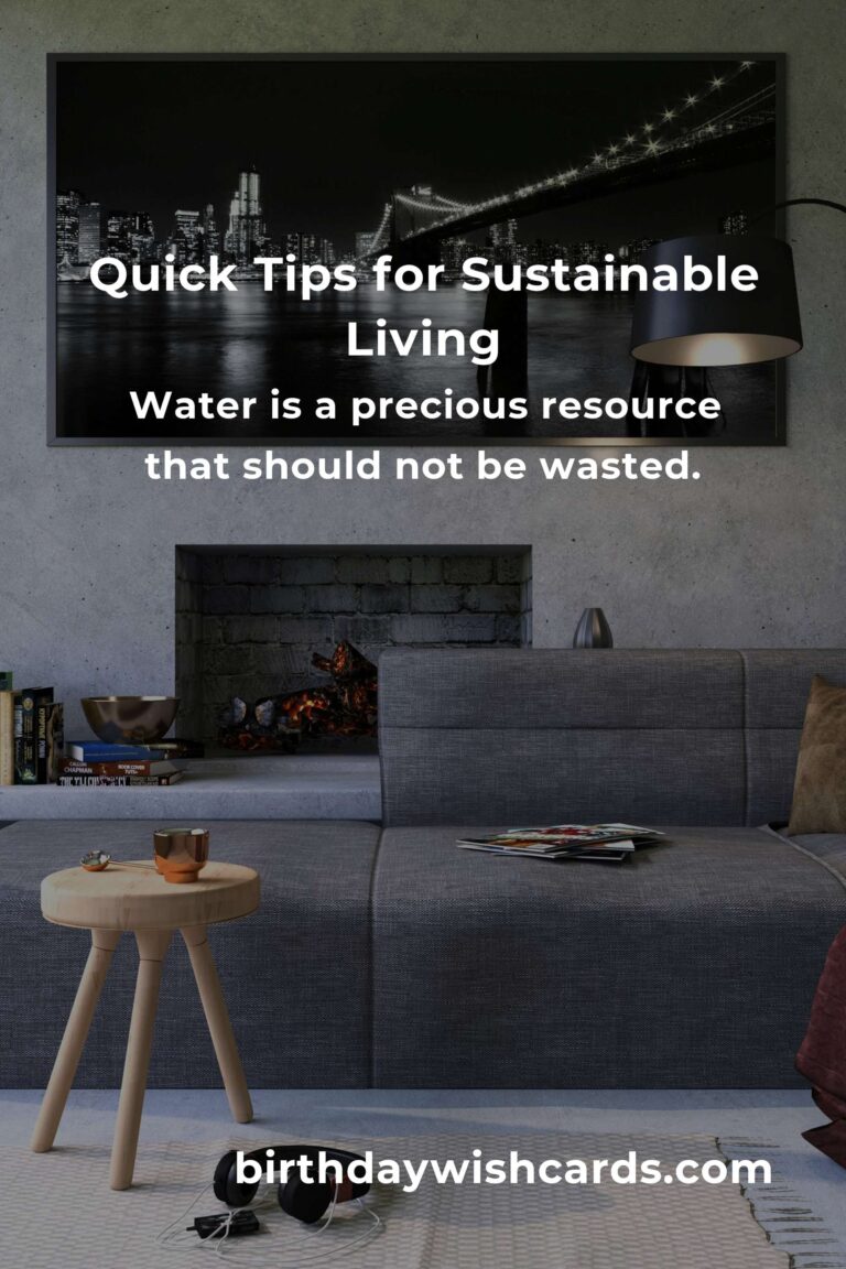 How to Embrace Quick Sustainable Living Practices