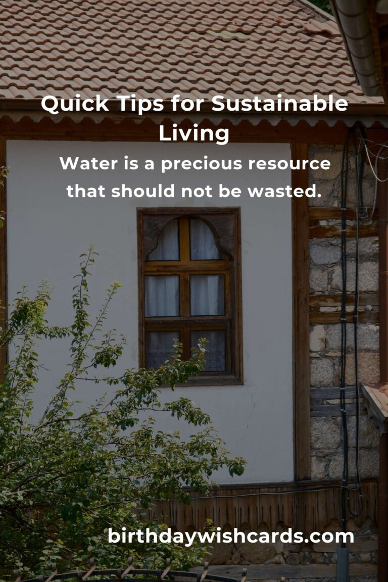 How to Embrace Quick Sustainable Living Practices