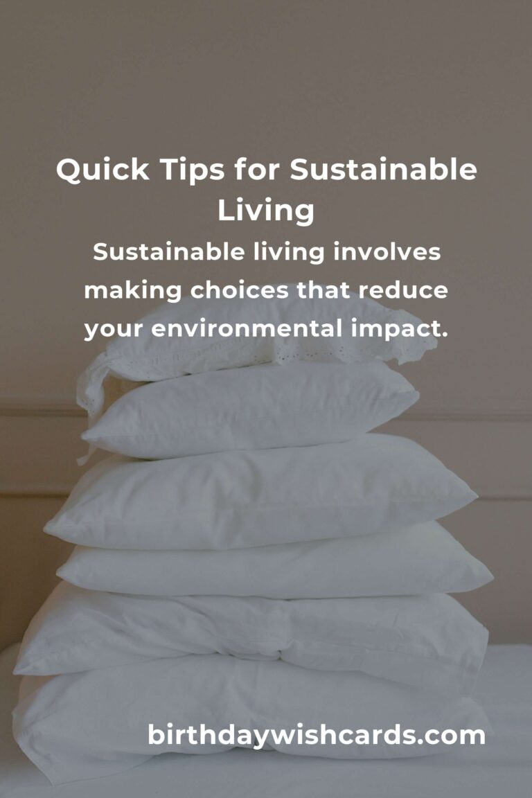 How to Embrace Quick Sustainable Living Practices