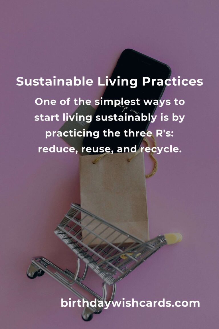 How to Embrace Simple Sustainable Living for a Greener Future