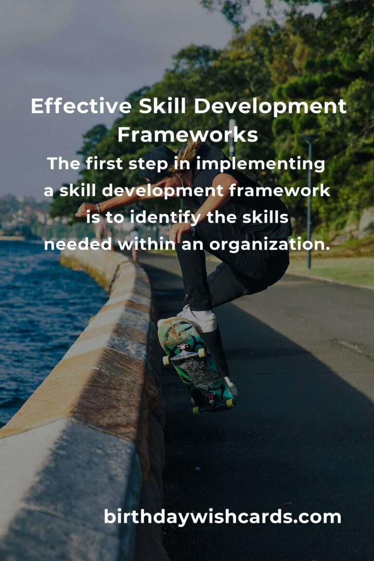 How to Implement Effective Skill Development Frameworks