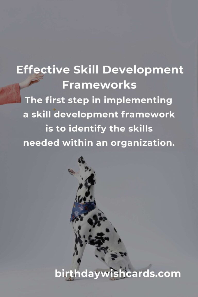 How to Implement Effective Skill Development Frameworks