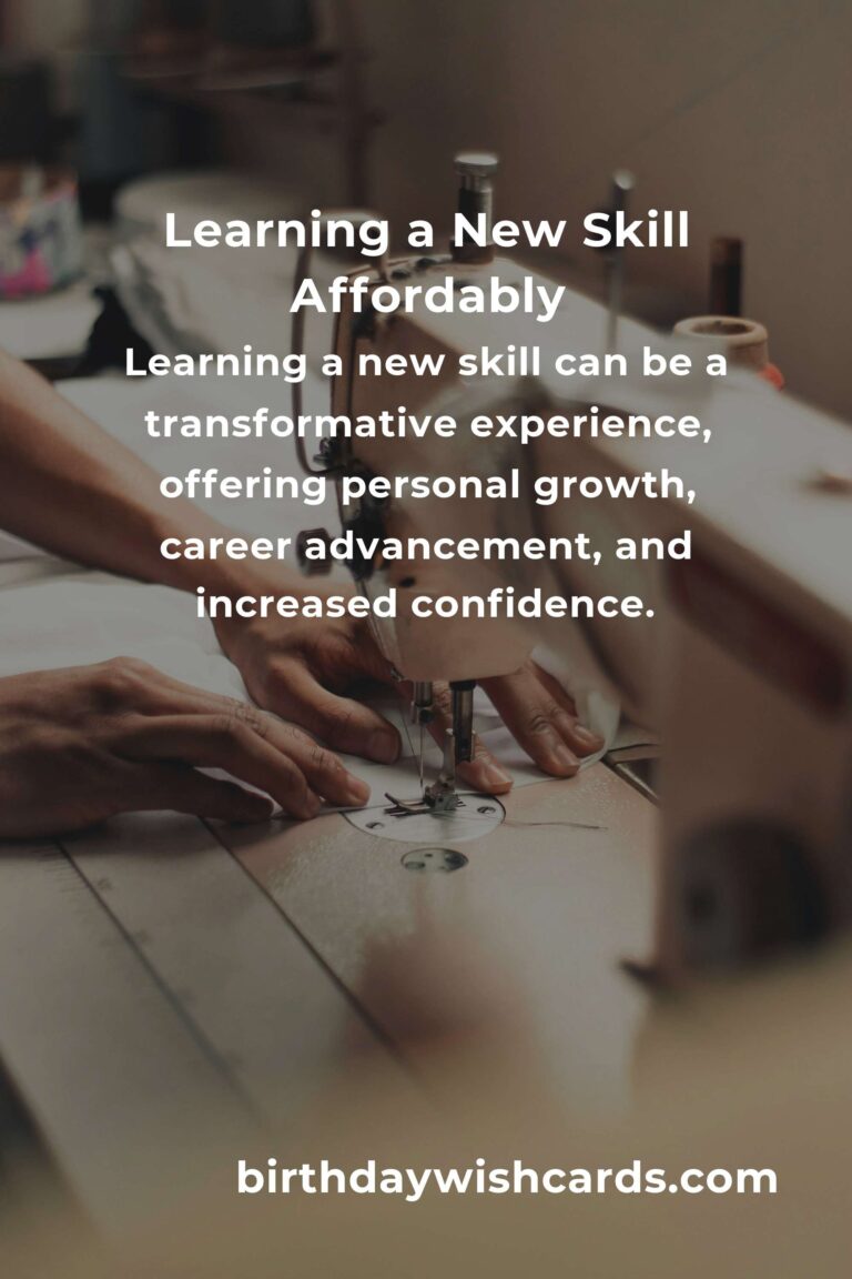 How to Learn a New Skill on a Budget: Mastering New Skills Without Breaking the Bank