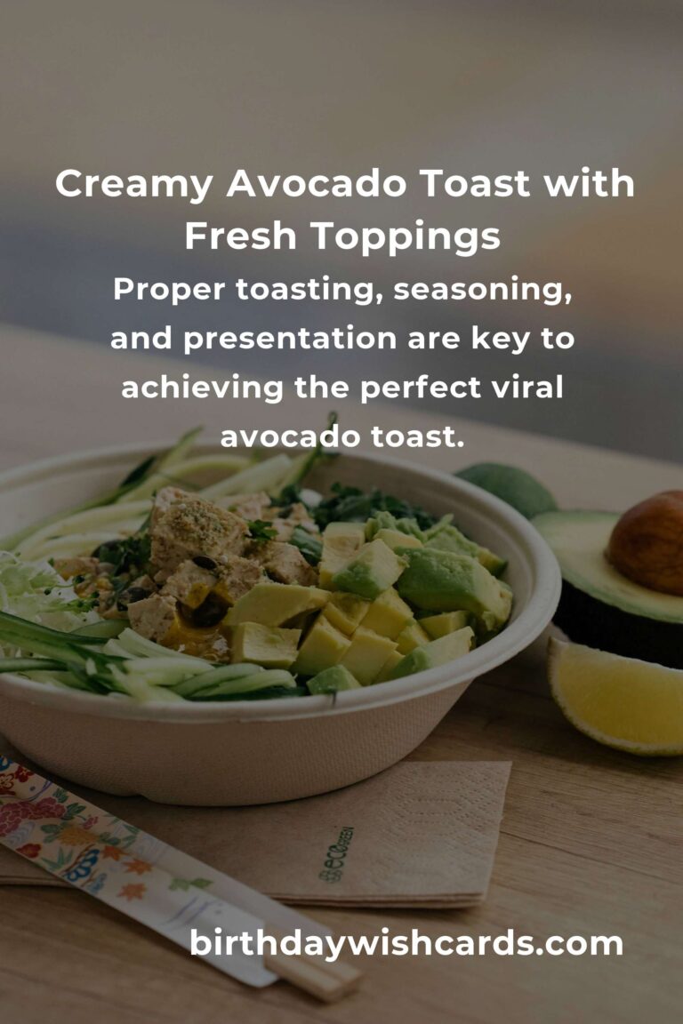 How to Make the Viral Avocado Toast Everyone's Talking About: A Step-by-Step Guide