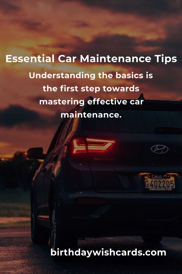 How to Master Effective Car Maintenance for Long-Term Performance