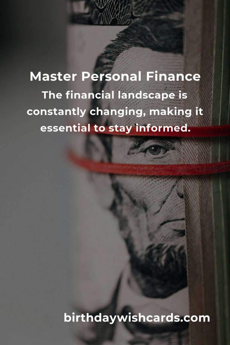 How to Master Personal Finance: A Comprehensive Guide