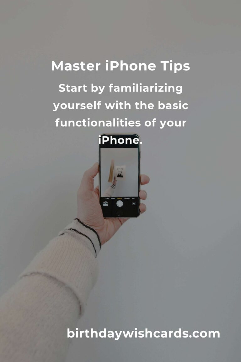 How to Master iPhone Tips in 8 Days