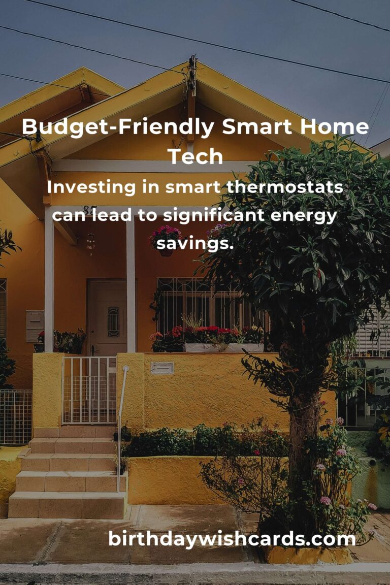 How to Upgrade Your Home with Budget-Friendly Smart Home Tech