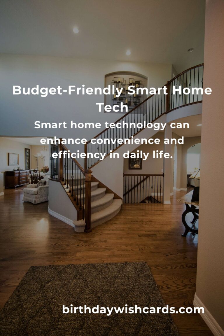 How to Upgrade Your Home with Budget-Friendly Smart Home Tech