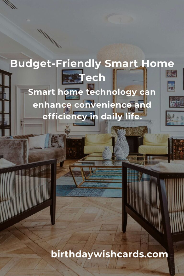 How to Upgrade Your Home with Budget-Friendly Smart Home Tech