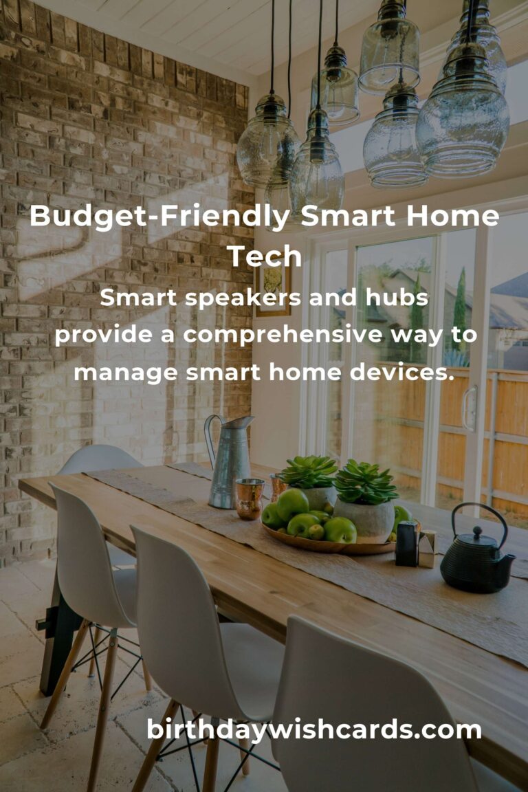 How to Upgrade Your Home with Budget-Friendly Smart Home Tech