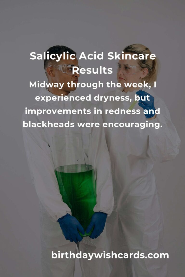I Tried Salicylic Acid for 7 Days – Here's What Happened