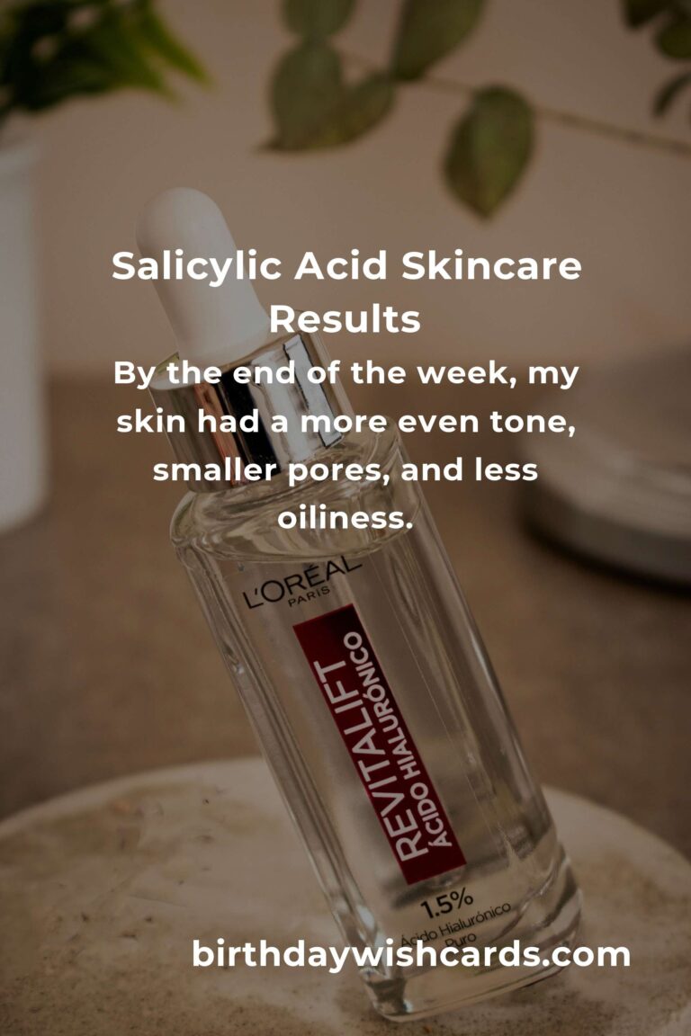 I Tried Salicylic Acid for 7 Days – Here's What Happened